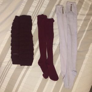 3 pairs of adorable boot socks!